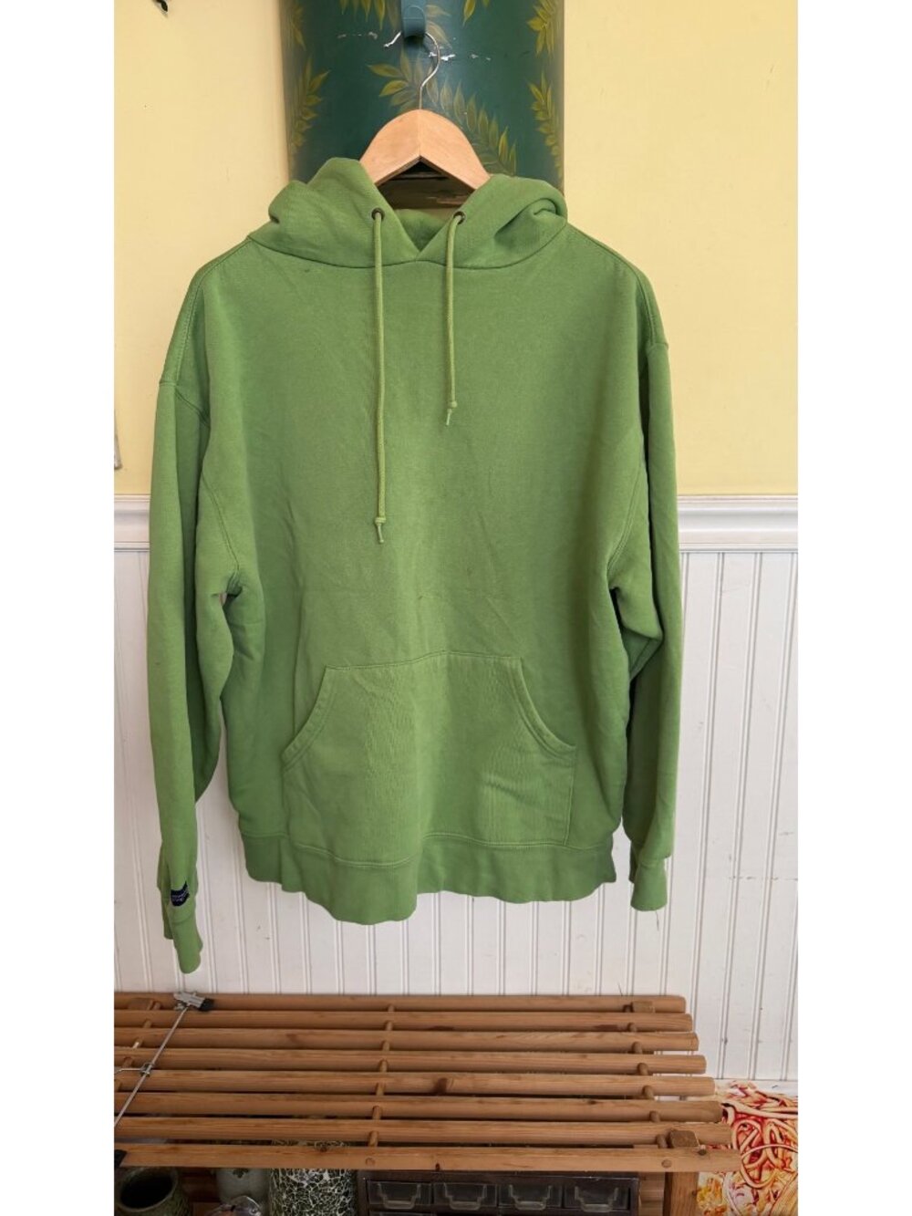 JanSport Green Pullover Hoodie Sweatshirt Large